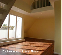 Wohnbereich-Ein Platz zum Wohlf�hlen �ber zwei Ebenen - Stadth�user Hamburg Langenhorn G�tkensweg - Eigentumswohnungen von Pohl & Prym